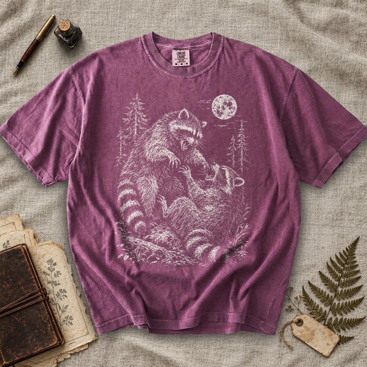 Fighting Raccoons T-Shirt
