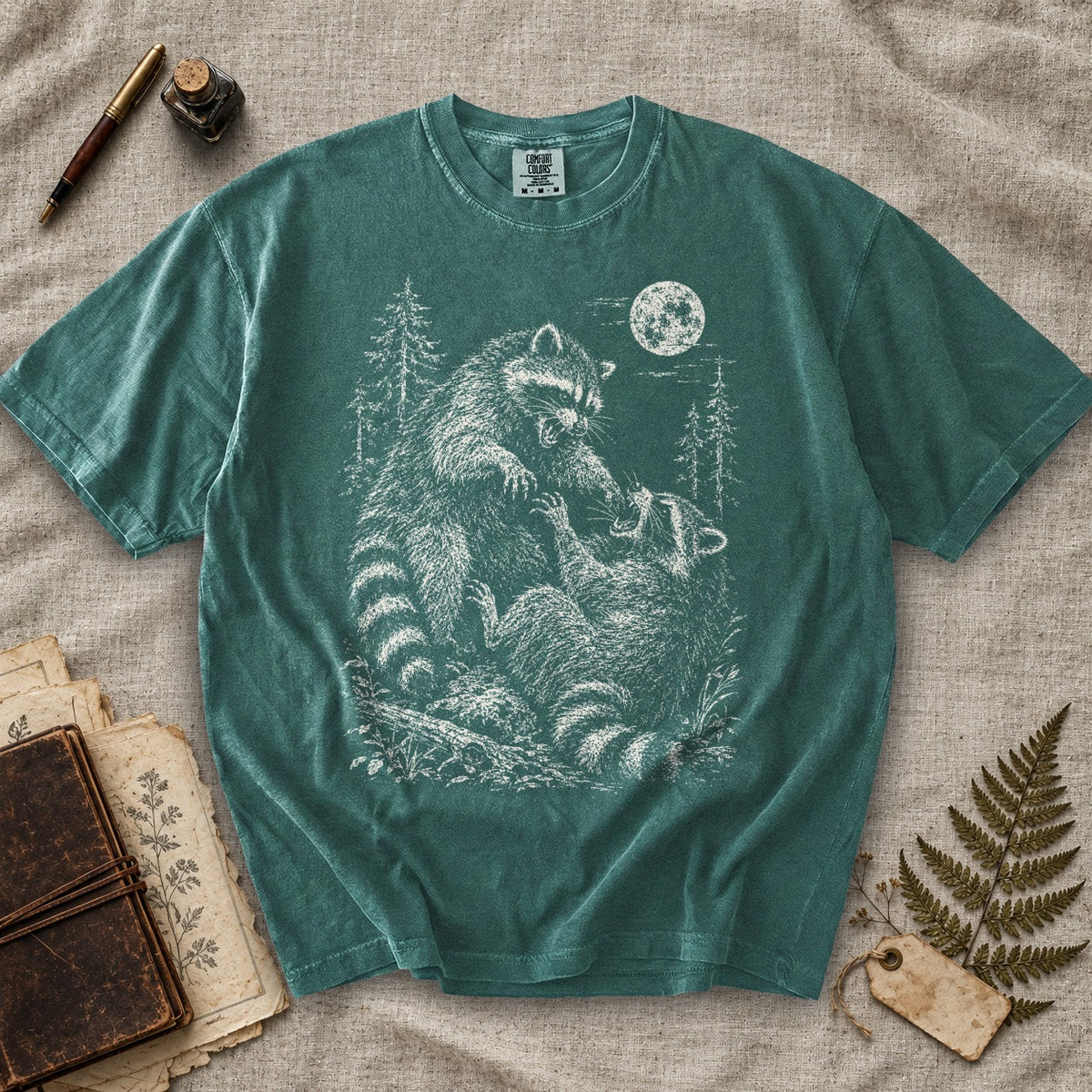 Fighting Raccoons T-Shirt