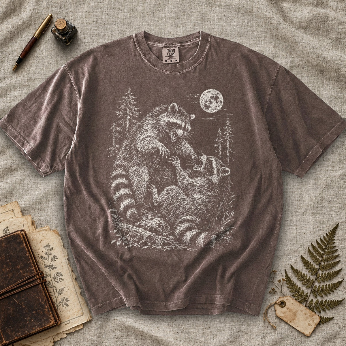 Fighting Raccoons T-Shirt