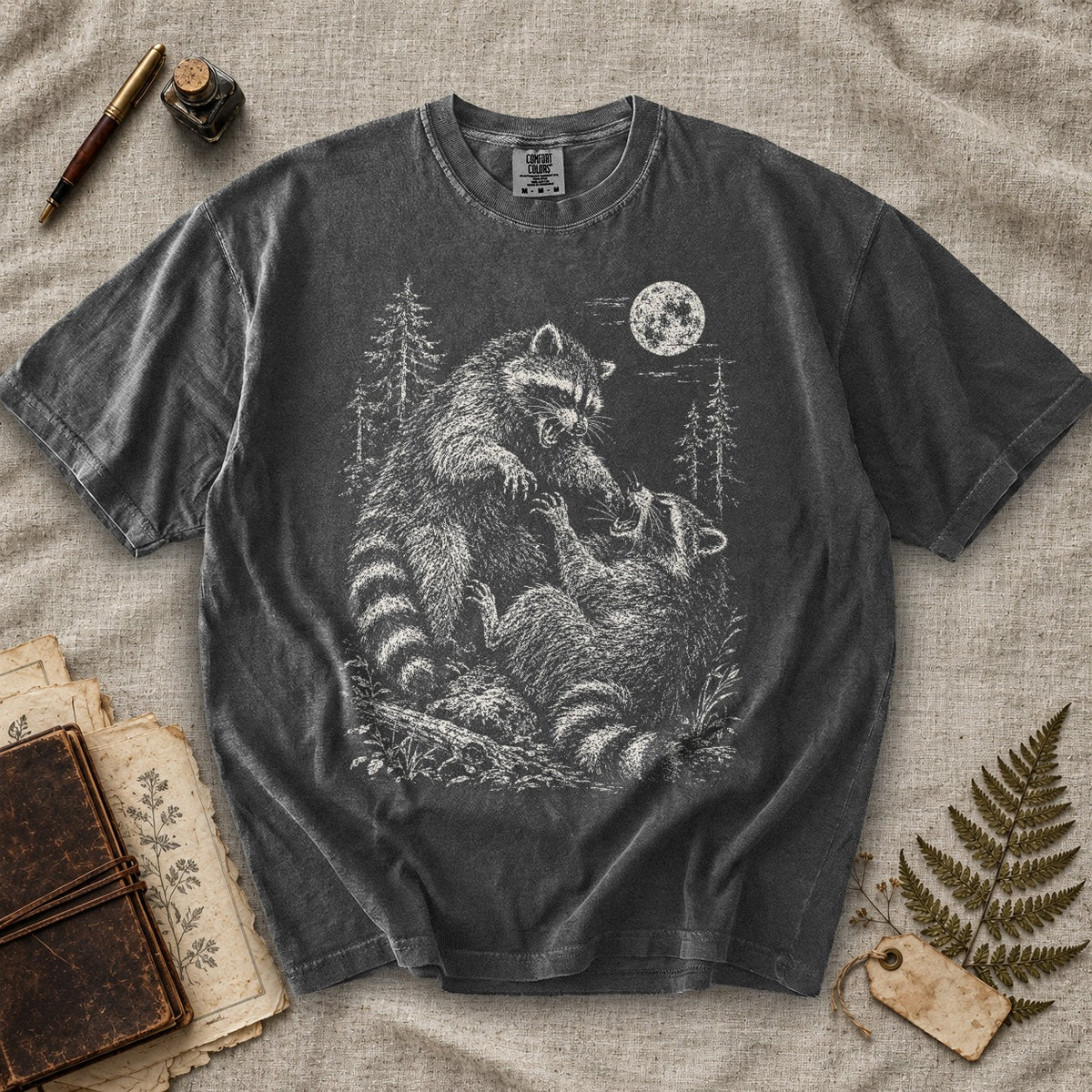 Fighting Raccoons T-Shirt