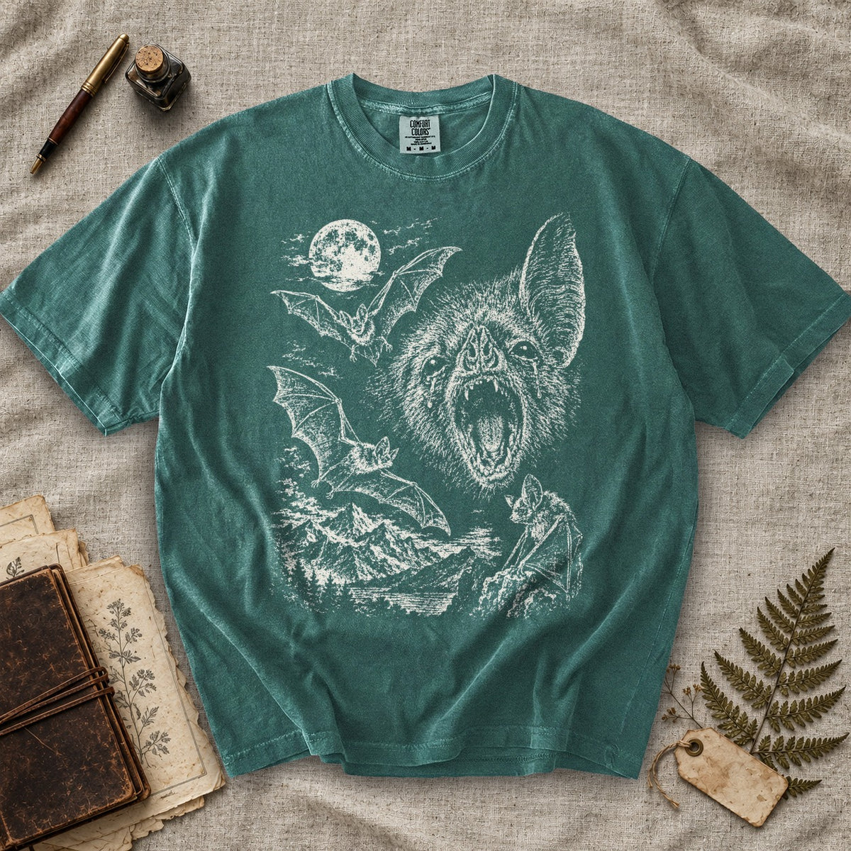 Weeping Bat Moon T-Shirt