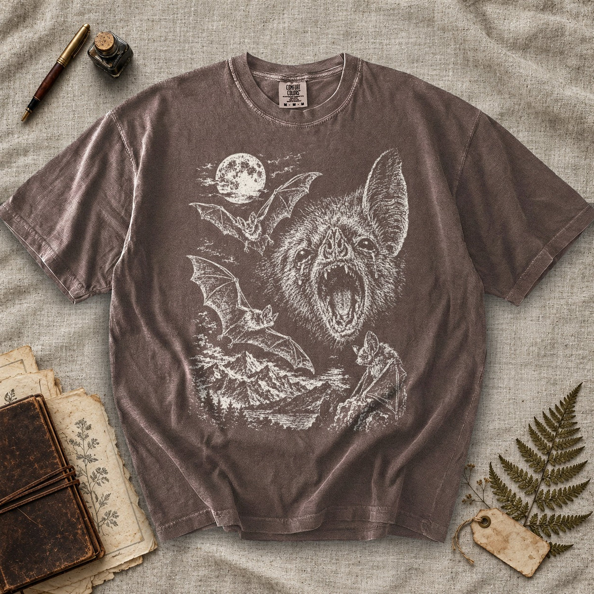Weeping Bat Moon T-Shirt