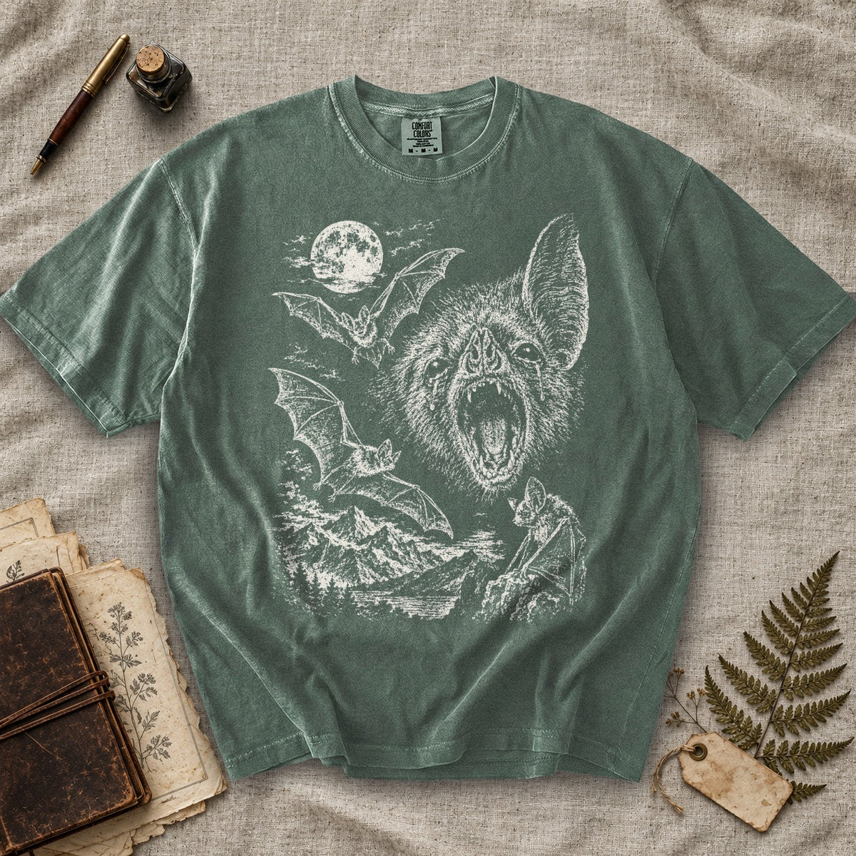 Weeping Bat Moon T-Shirt