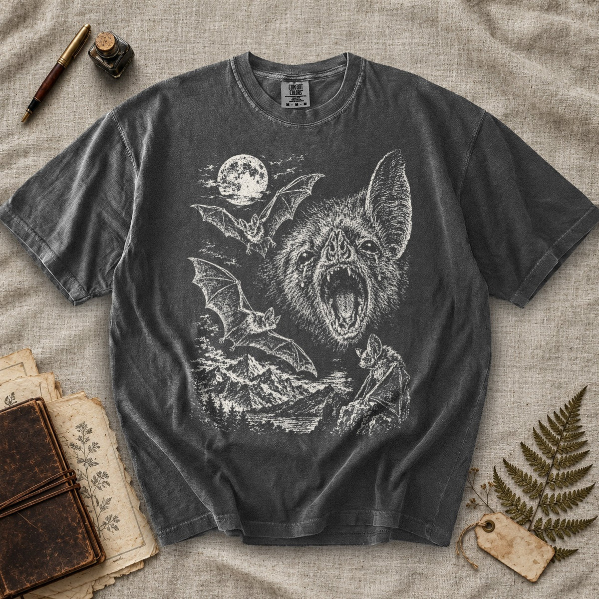 Weeping Bat Moon T-Shirt