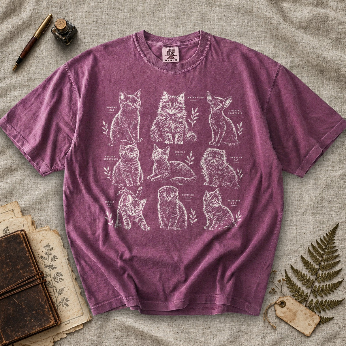 Cat Breeds T-Shirt