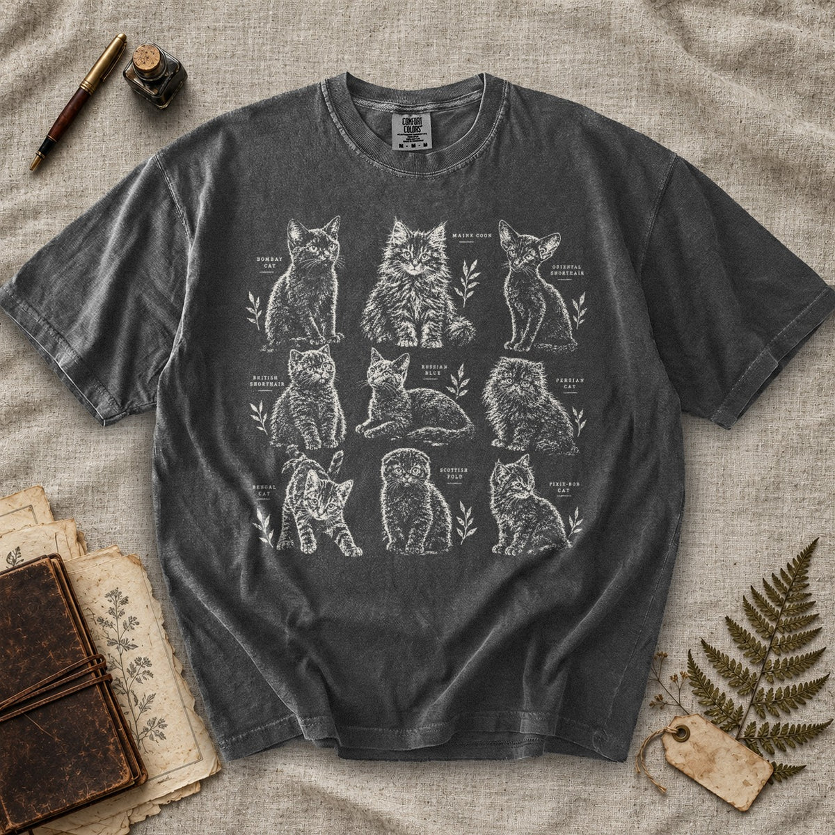 Cat Breeds T-Shirt