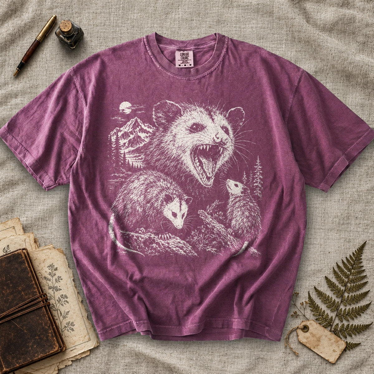 Feral Opossum Trio T-Shirt