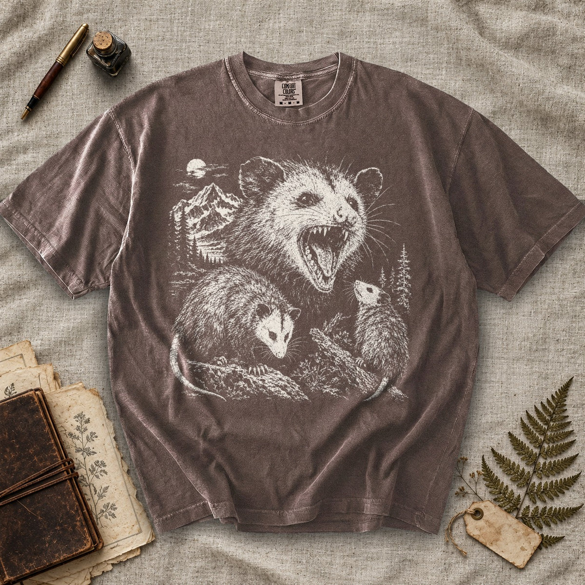 Feral Opossum Trio T-Shirt