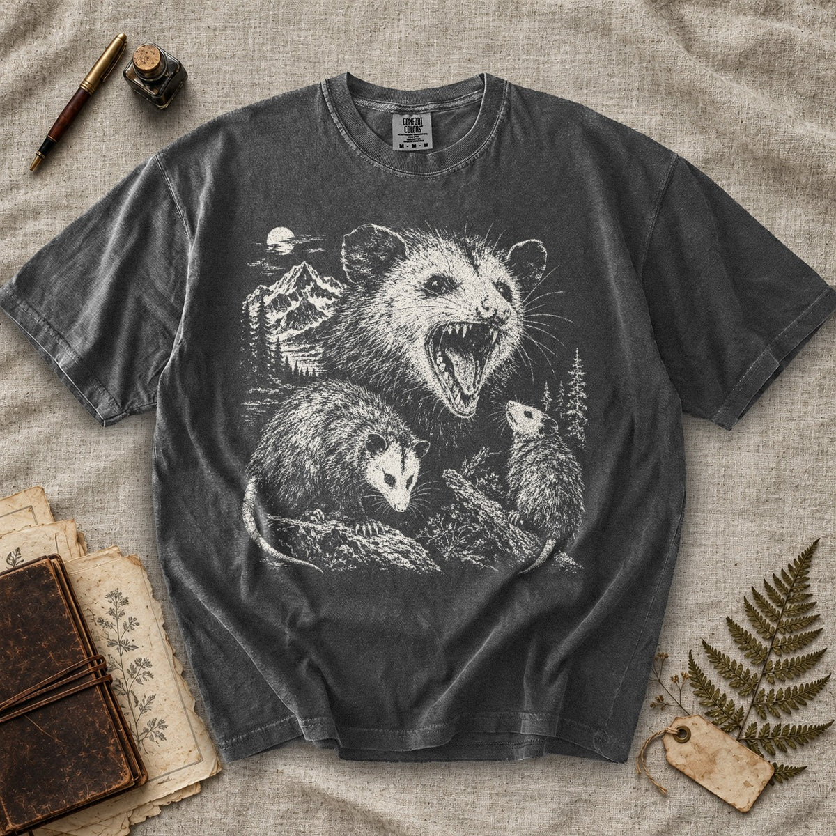 Feral Opossum Trio T-Shirt