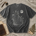 Black Cat and Wildflowers T-Shirt