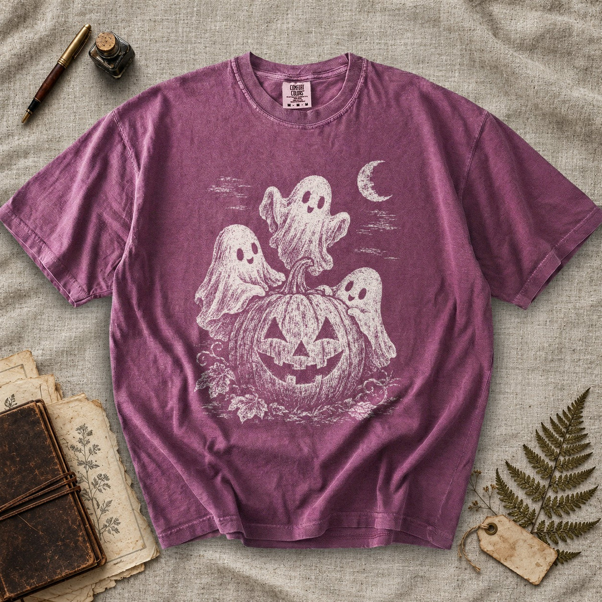 Ghosts and Pumpkin T-Shirt