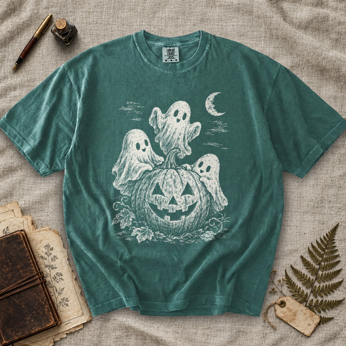 Ghosts and Pumpkin T-Shirt