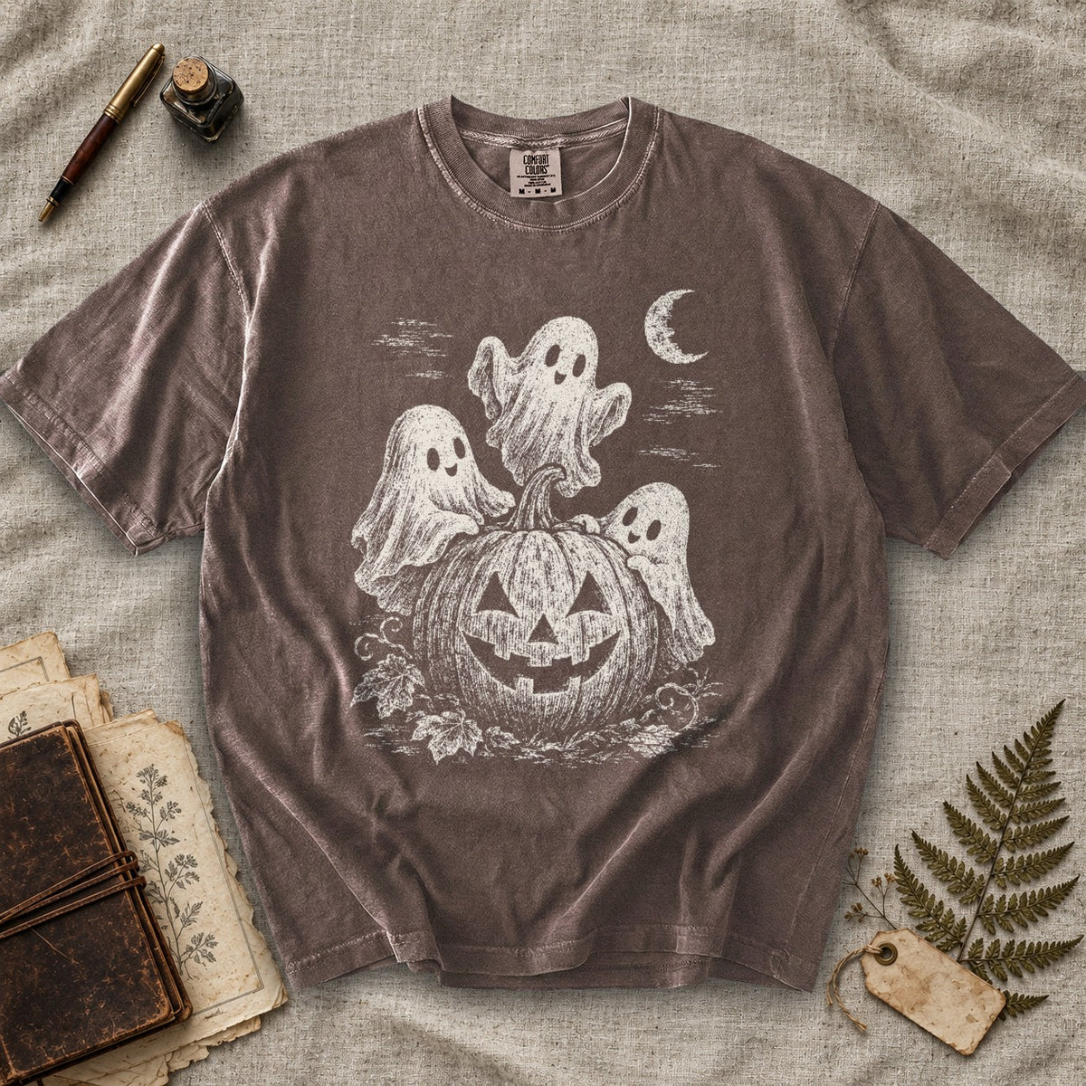 Ghosts and Pumpkin T-Shirt