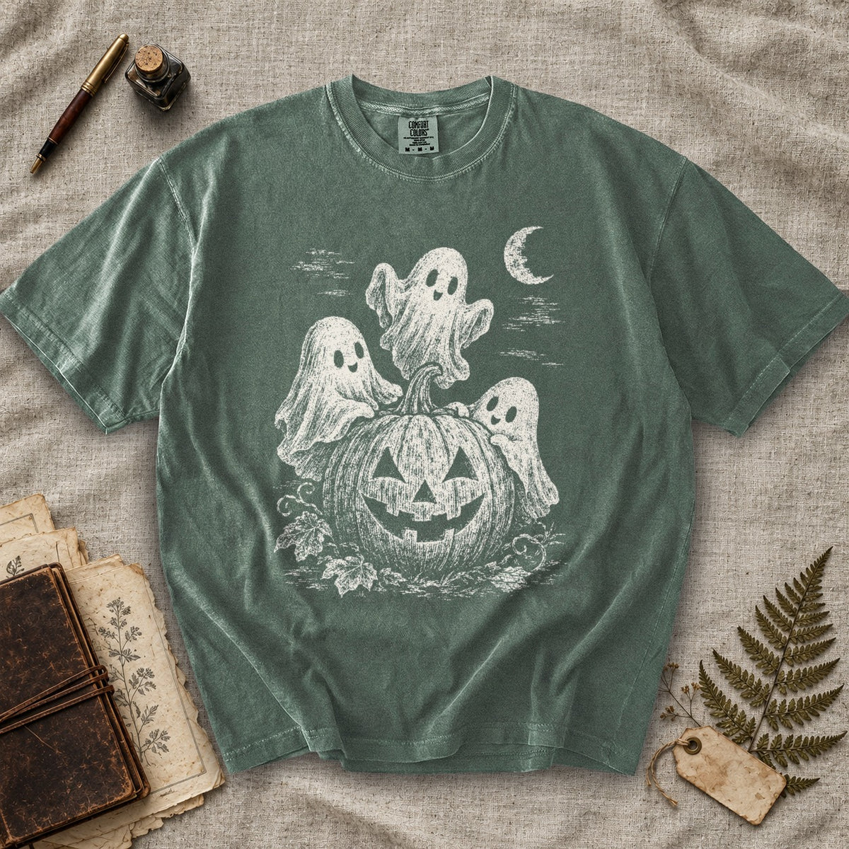 Ghosts and Pumpkin T-Shirt