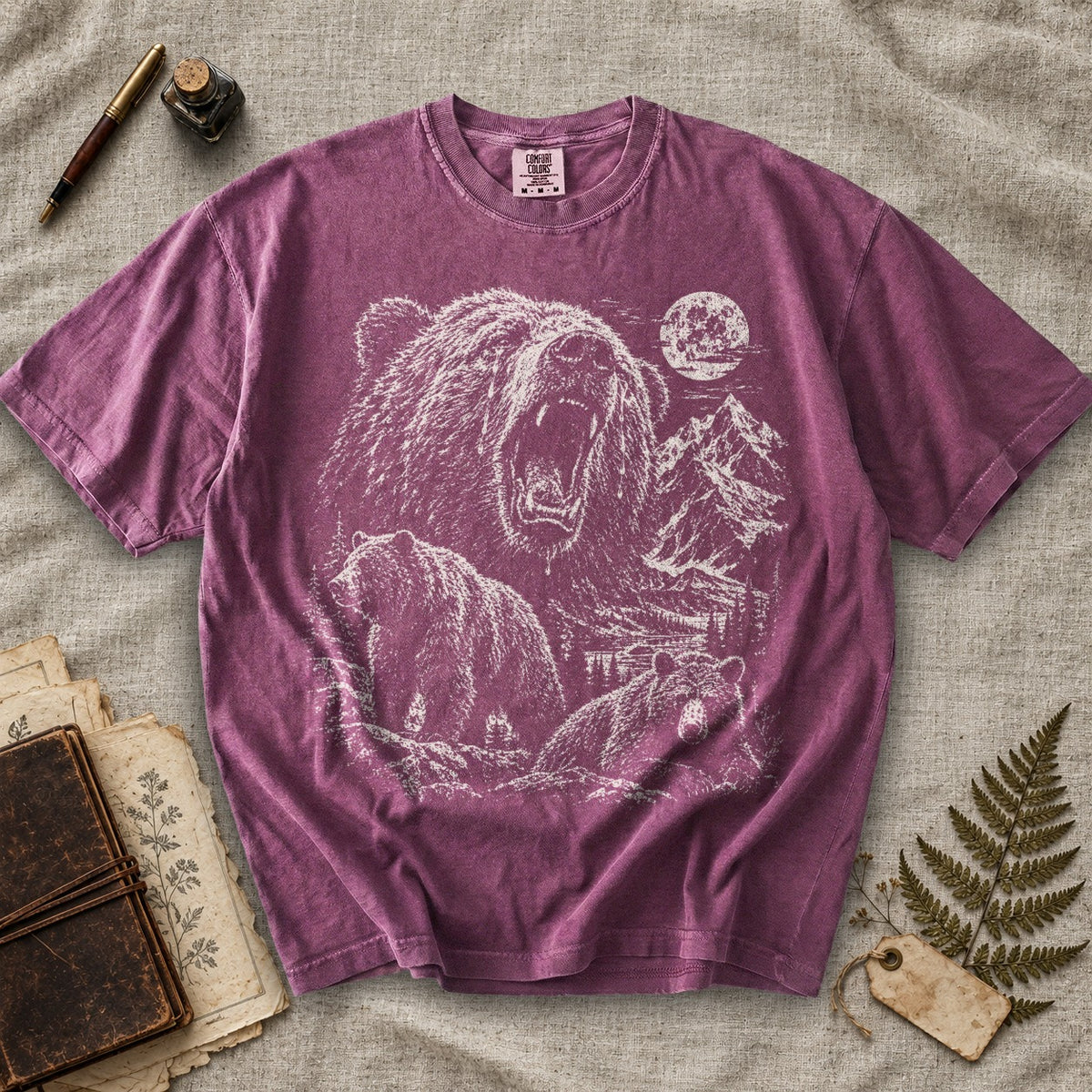 Weeping Bear Moon T-Shirt