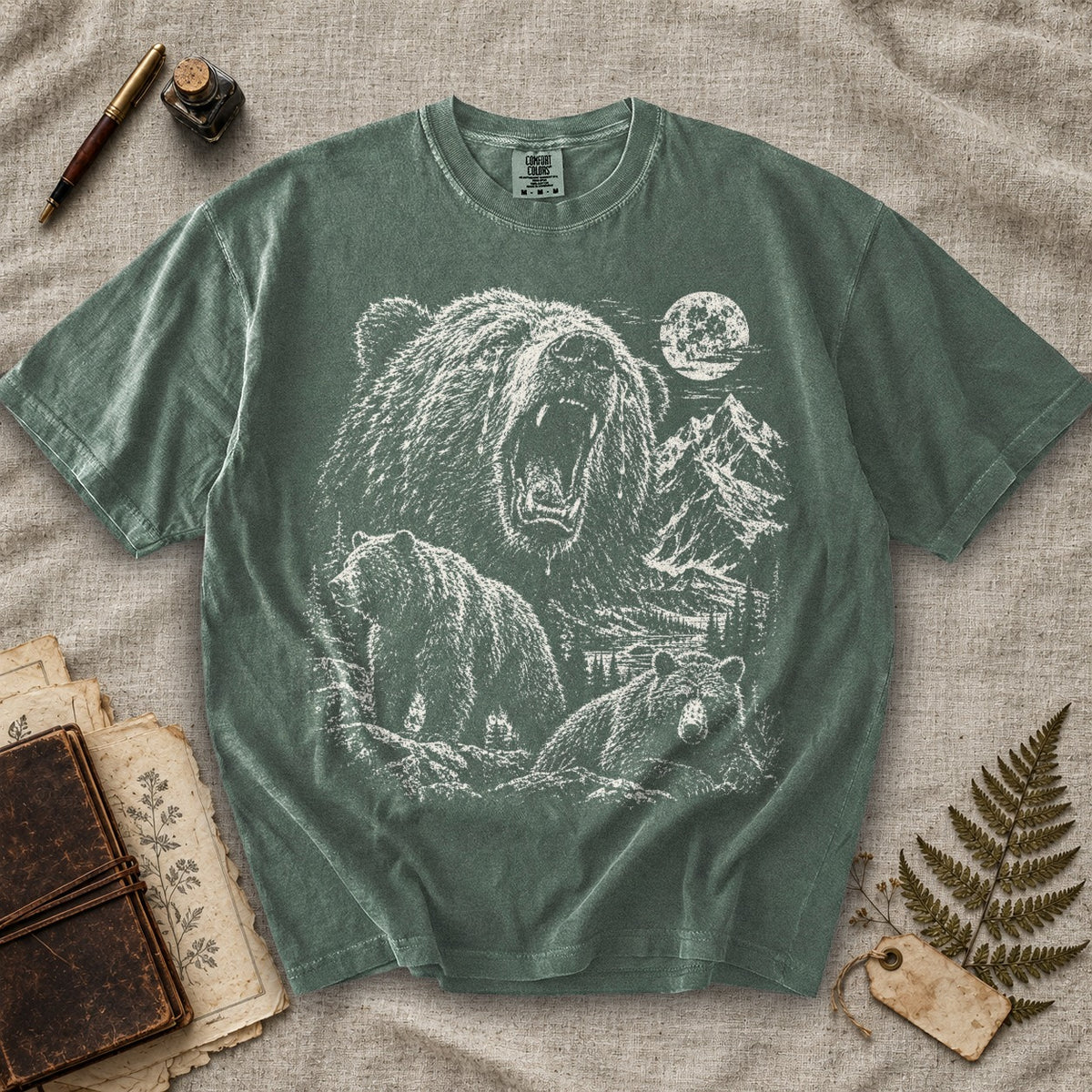 Weeping Bear Moon T-Shirt