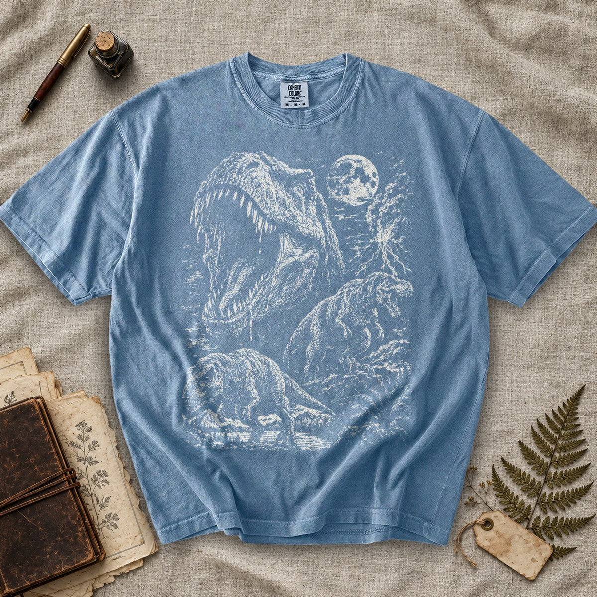 Weeping Dinosaurs Moon T-Shirt
