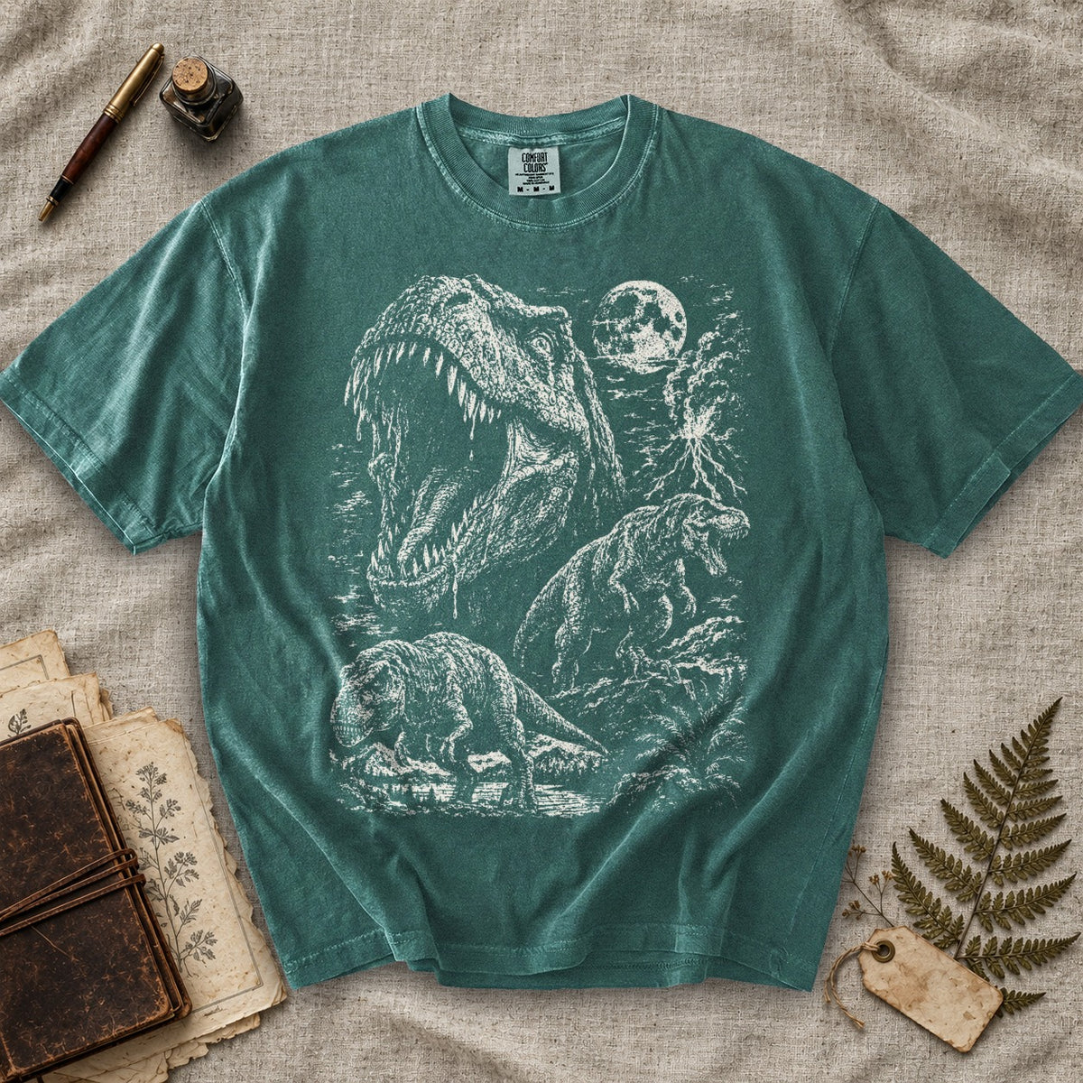 Weeping Dinosaurs Moon T-Shirt