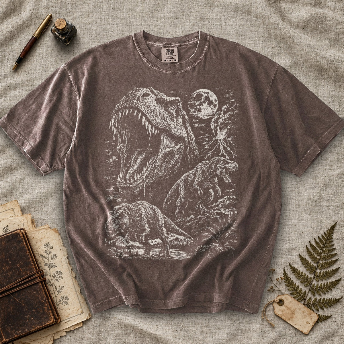 Weeping Dinosaurs Moon T-Shirt