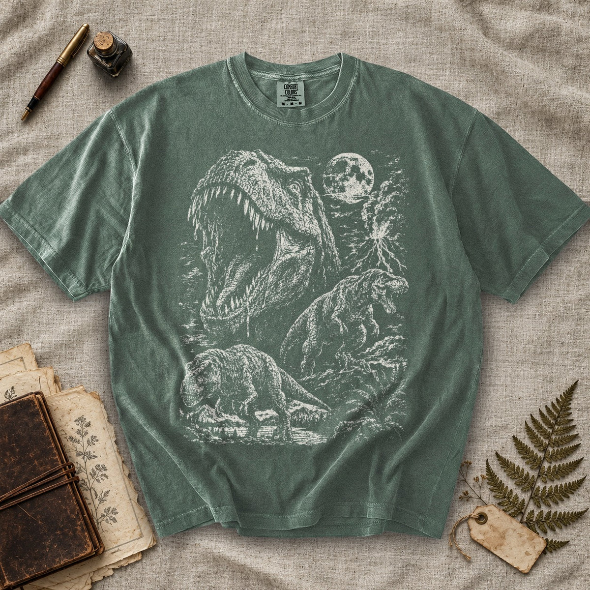 Weeping Dinosaurs Moon T-Shirt