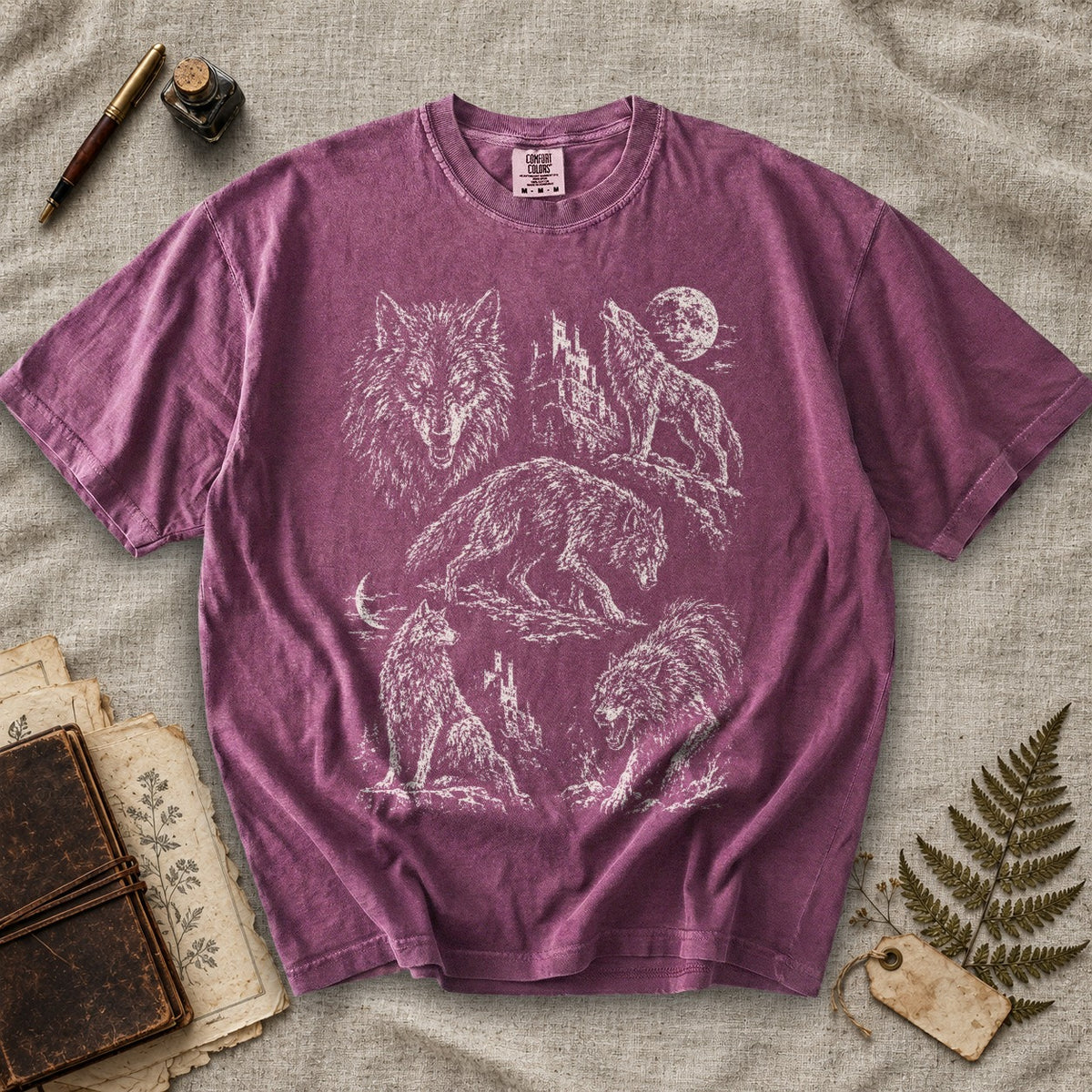 Fenrir Moon Castle T-Shirt