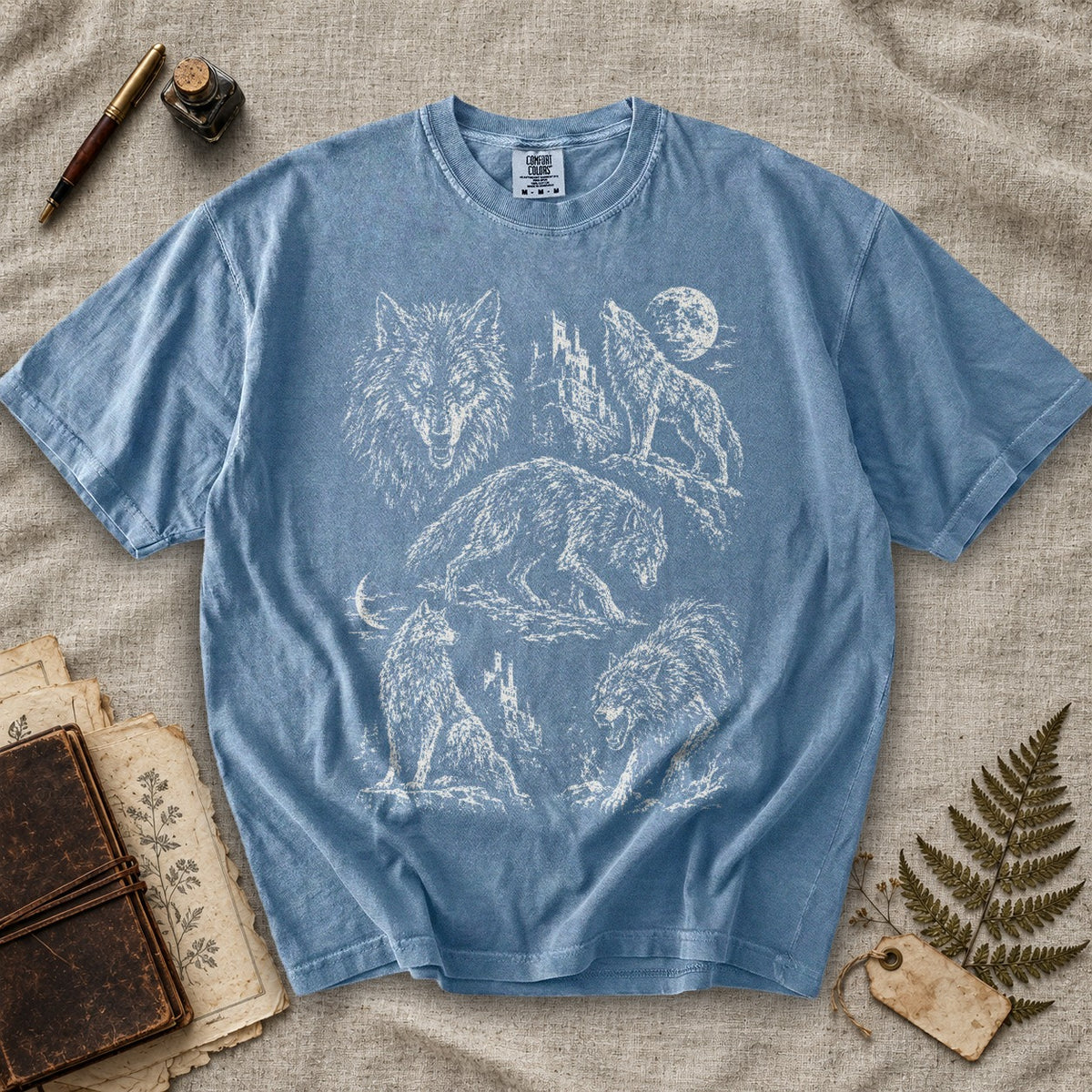 Fenrir Moon Castle T-Shirt