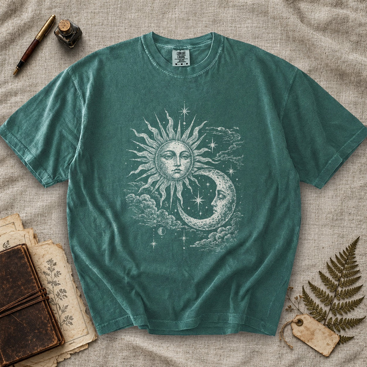 Boho Sun and Moon T-Shirt