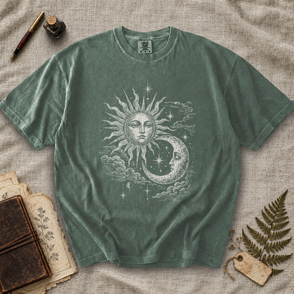 Boho Sun and Moon T-Shirt