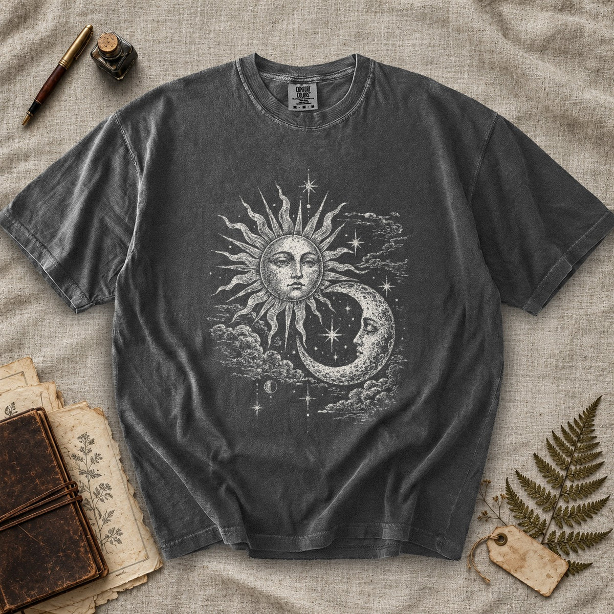 Boho Sun and Moon T-Shirt