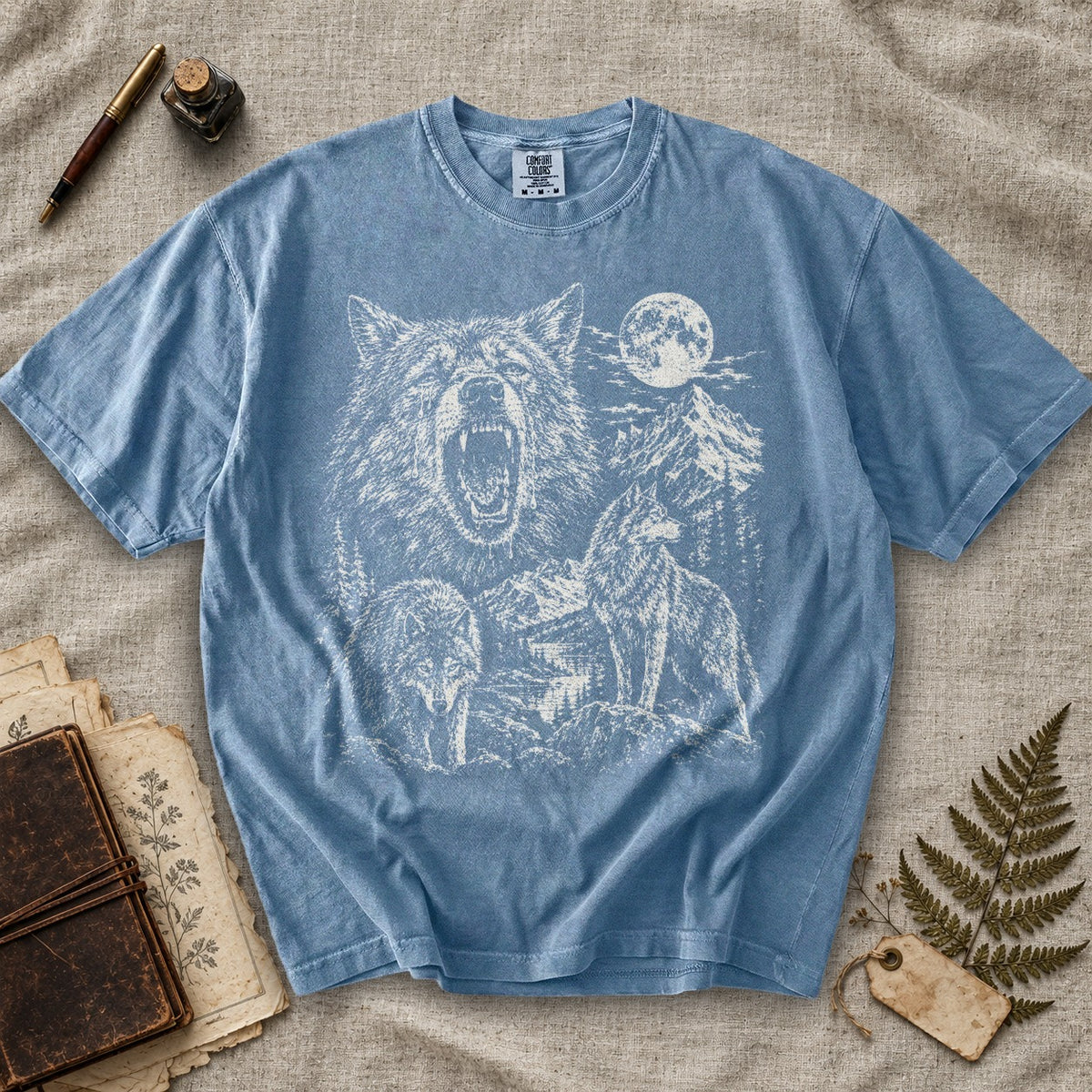 Weeping Alpha Wolf Moon T-Shirt