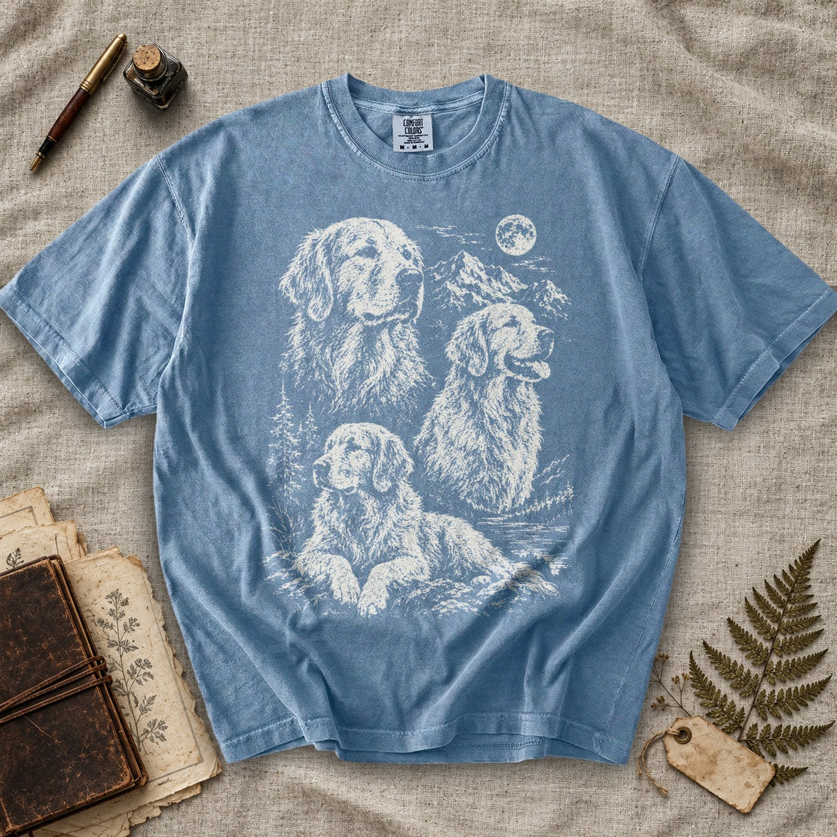Golden Retriever Moonlight T-Shirt