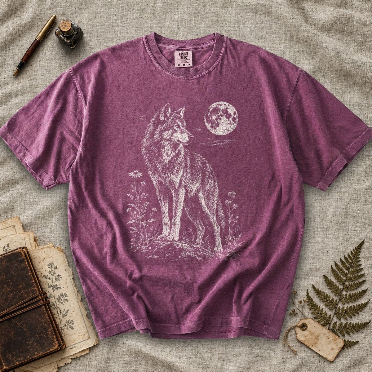 Wolf and Wildflowers T-Shirt
