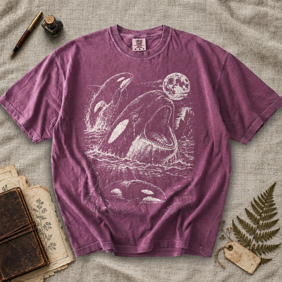 Weeping Orca Moon T-Shirt