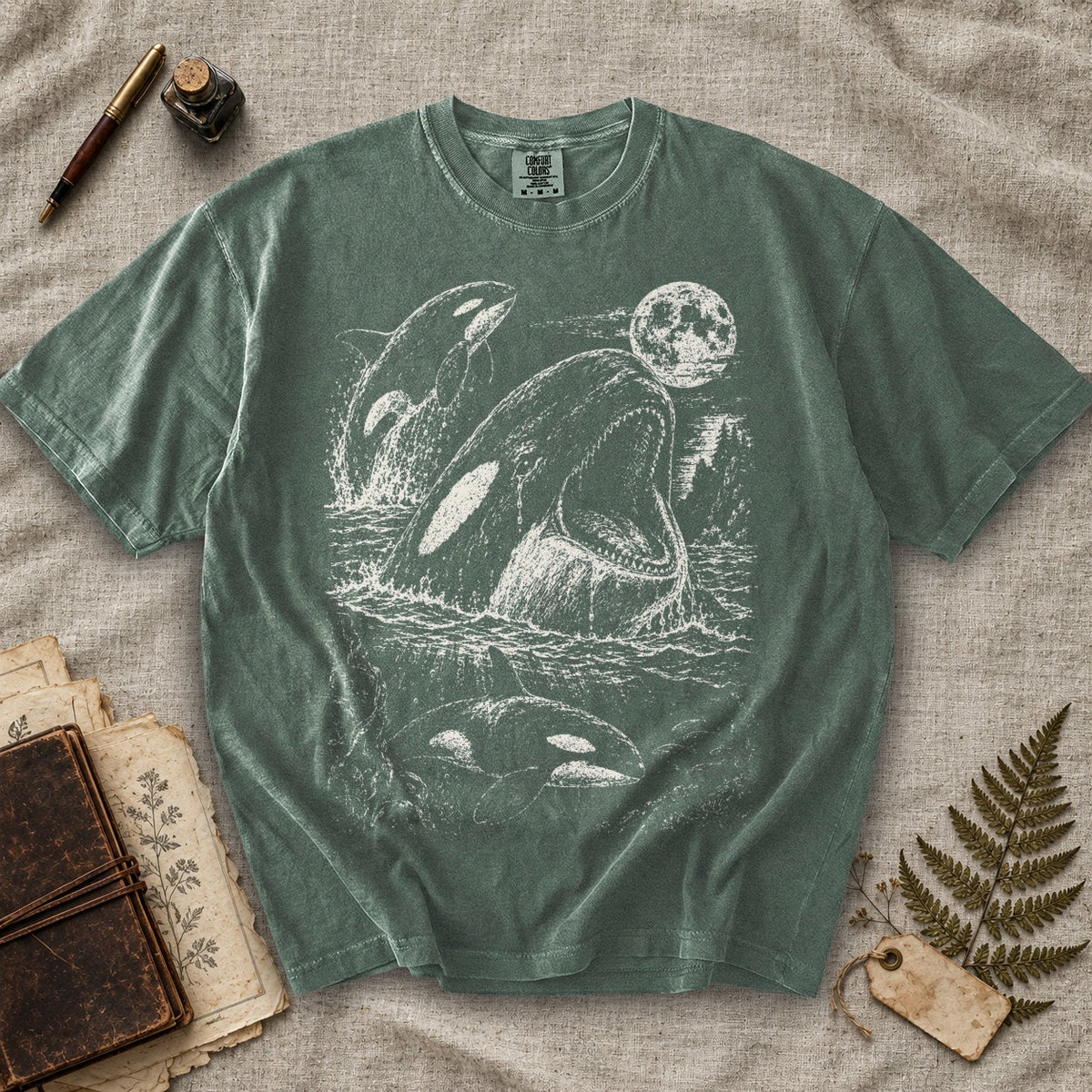 Weeping Orca Moon T-Shirt