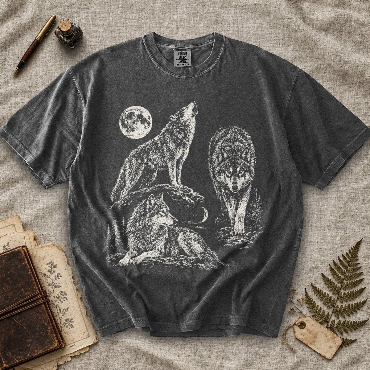 Howling Wolf Moon T-Shirt