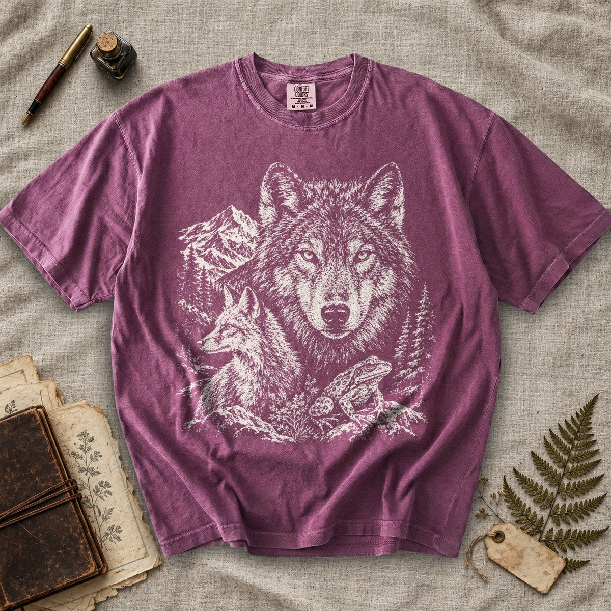 Wolf Fox and Toad T-Shirt
