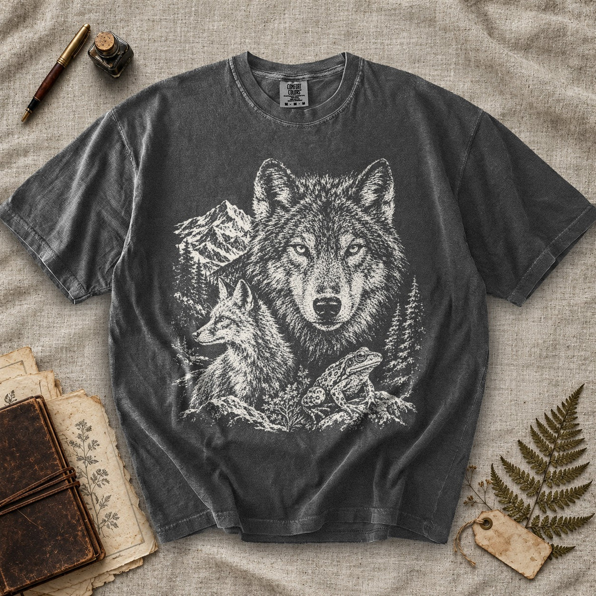 Wolf Fox and Toad T-Shirt