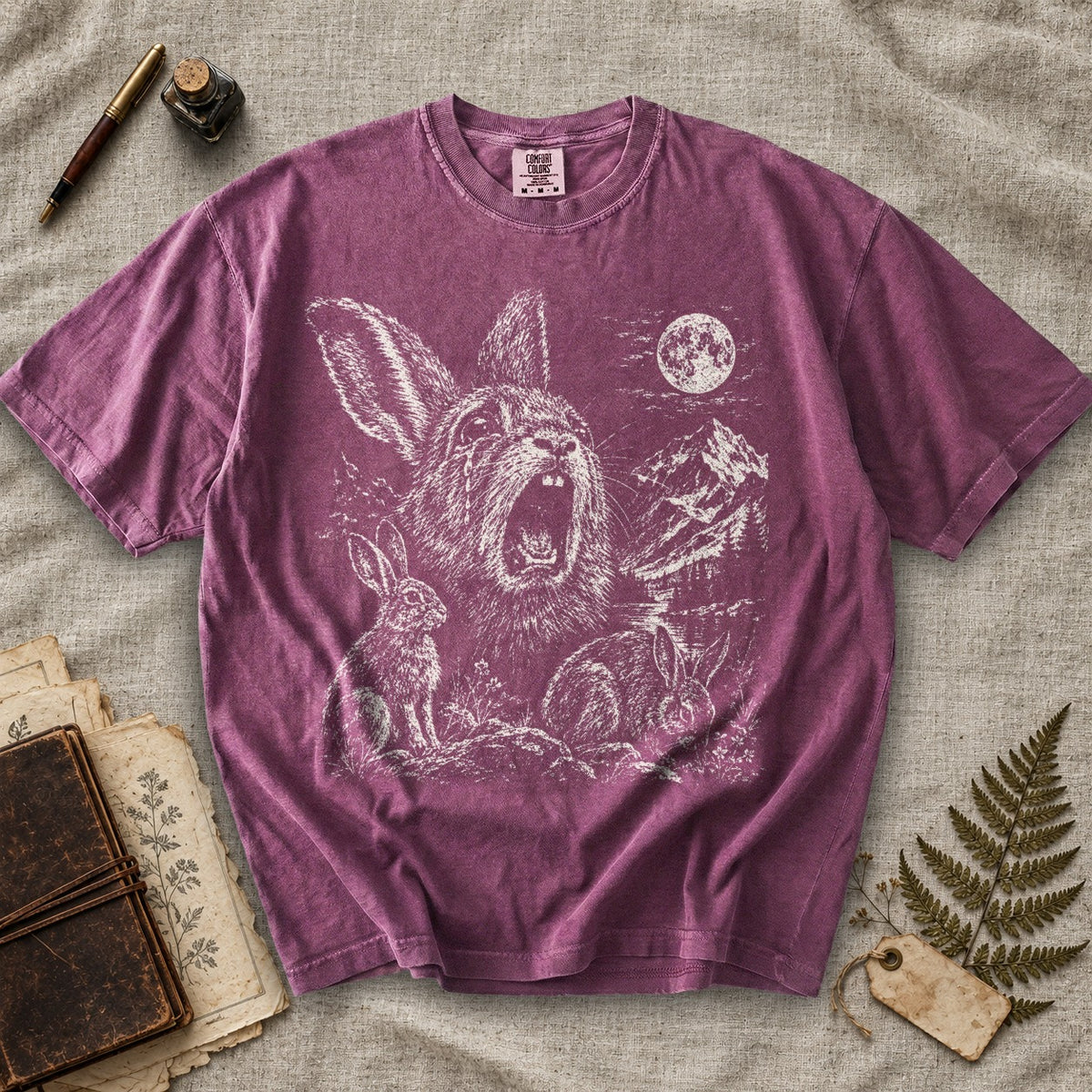 Weeping Rabbit Moon T-Shirt
