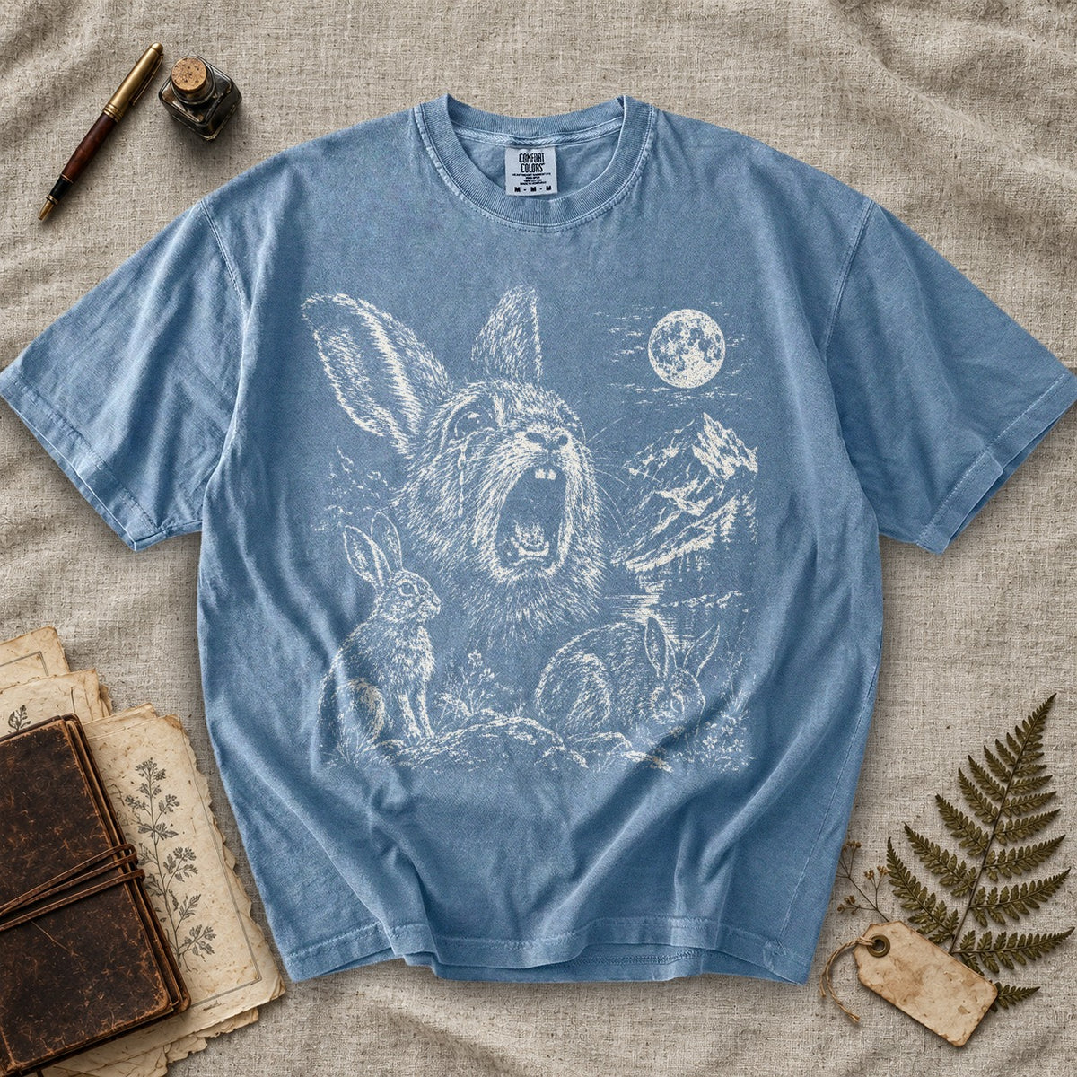 Weeping Rabbit Moon T-Shirt