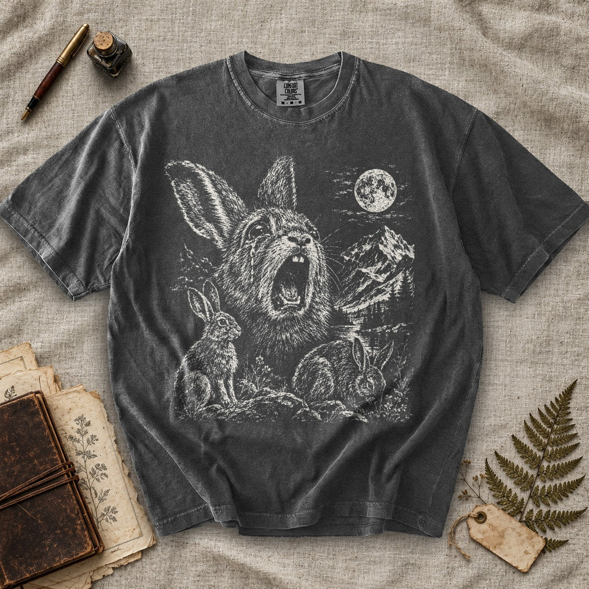 Weeping Rabbit Moon T-Shirt