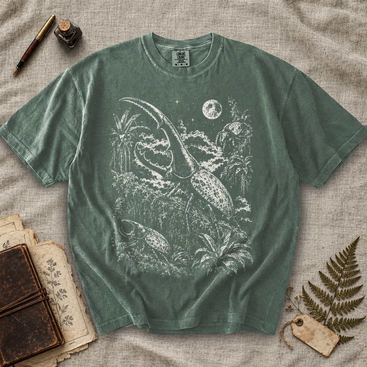 Hercules Beetle Moonlight T-Shirt
