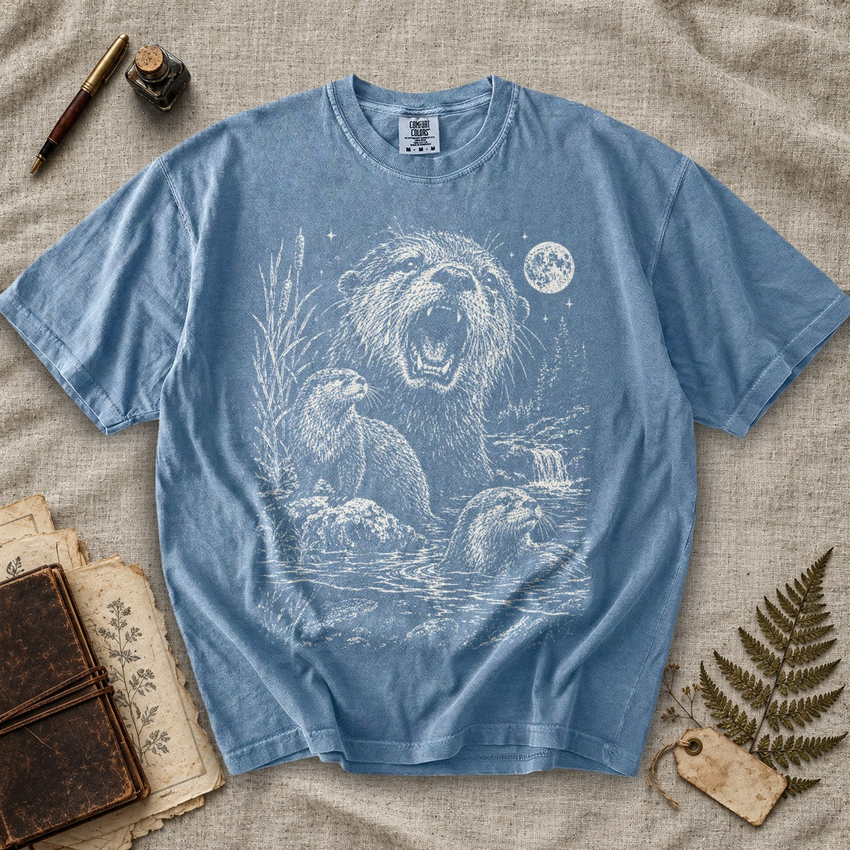Weeping Otter Moon T-Shirt