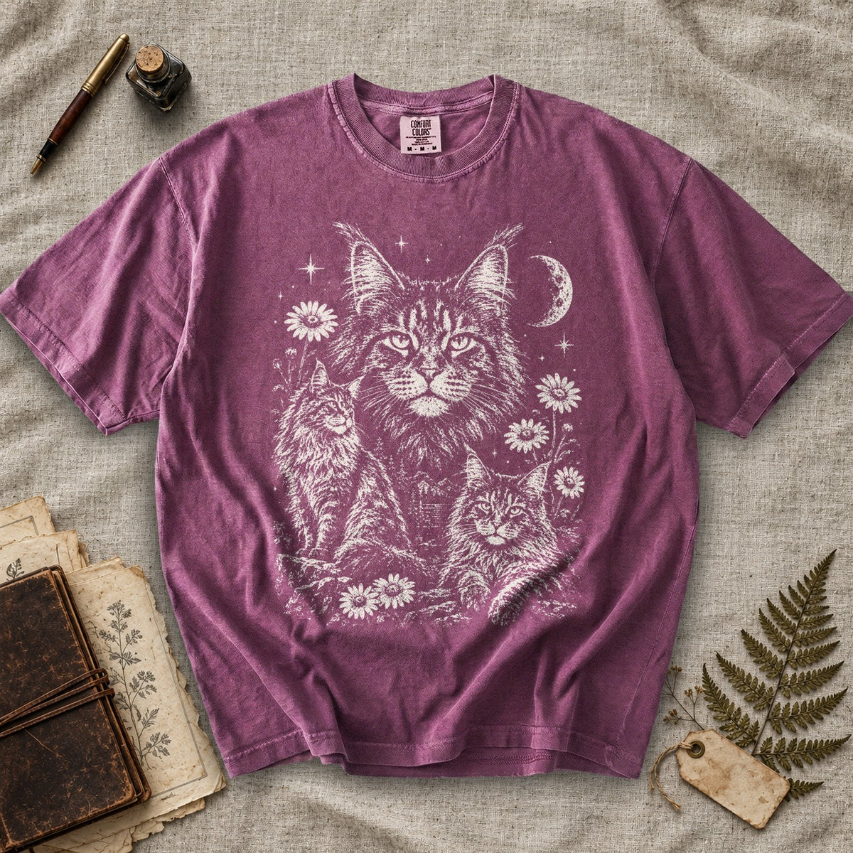 Maine Coon Moon T-Shirt