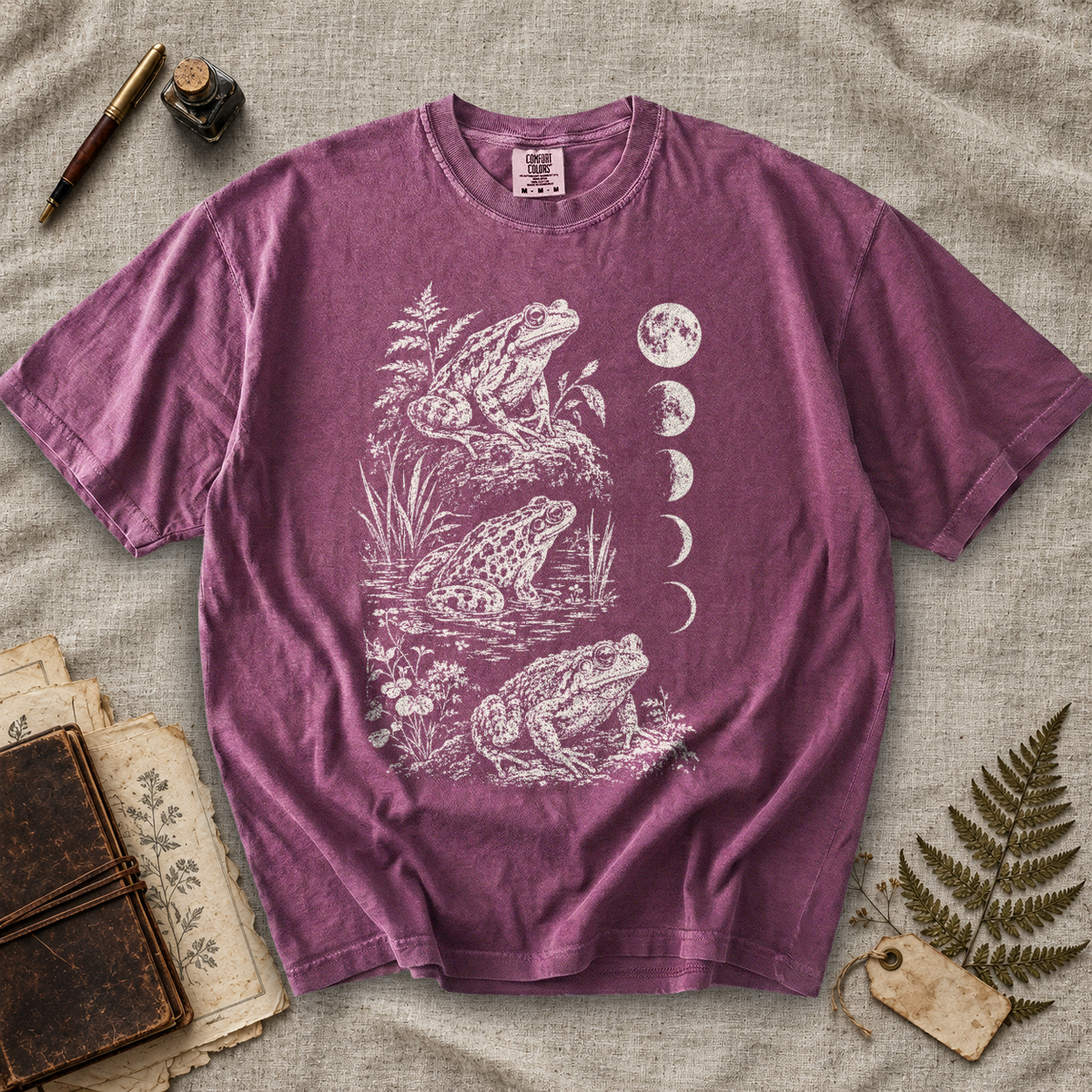 Frog Moon Phases T-Shirt