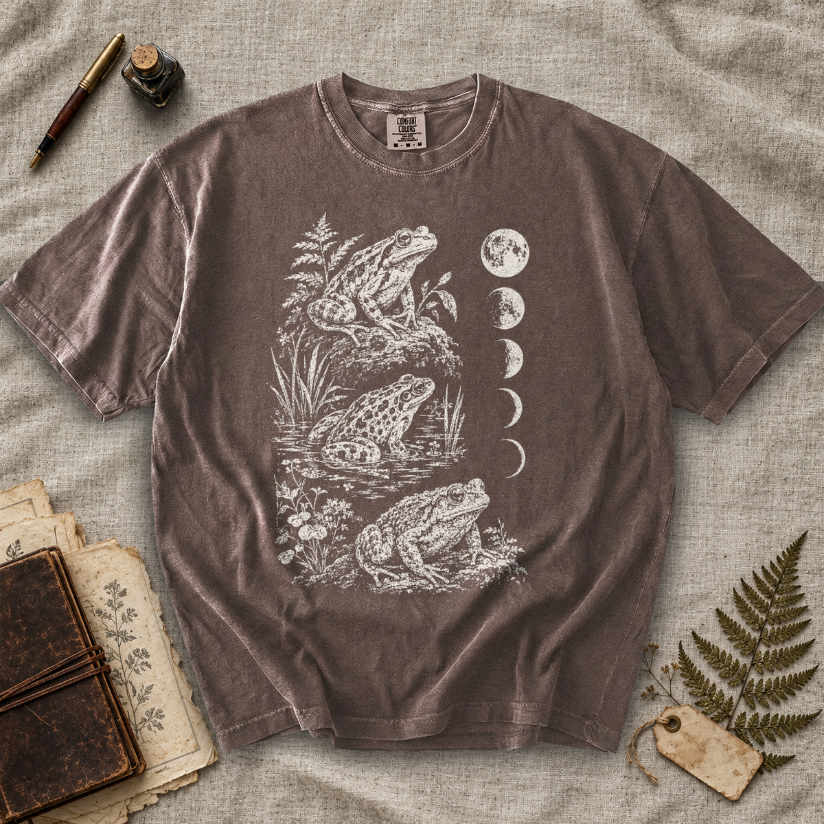 Frog Moon Phases T-Shirt