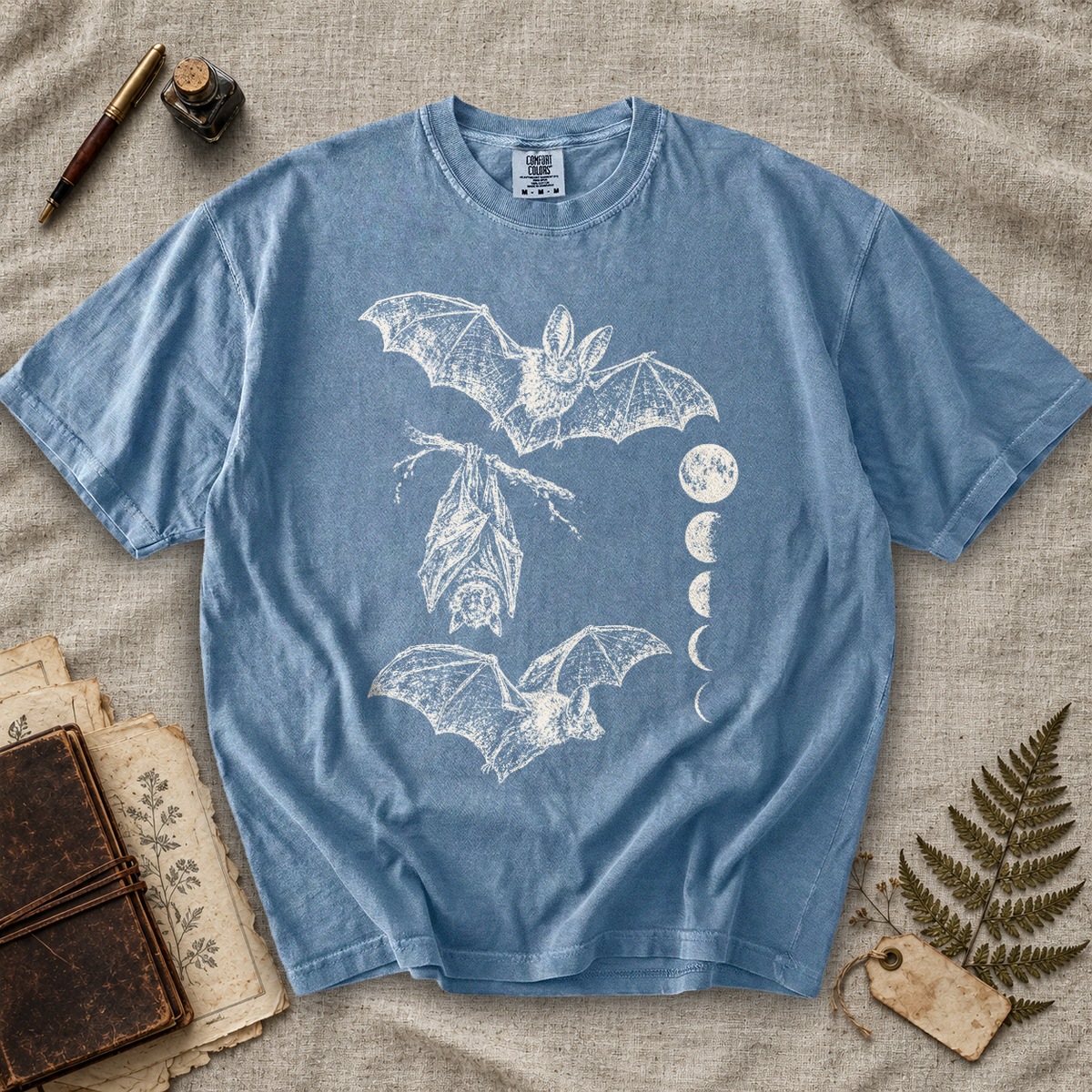 Bat Moon Phases T-Shirt