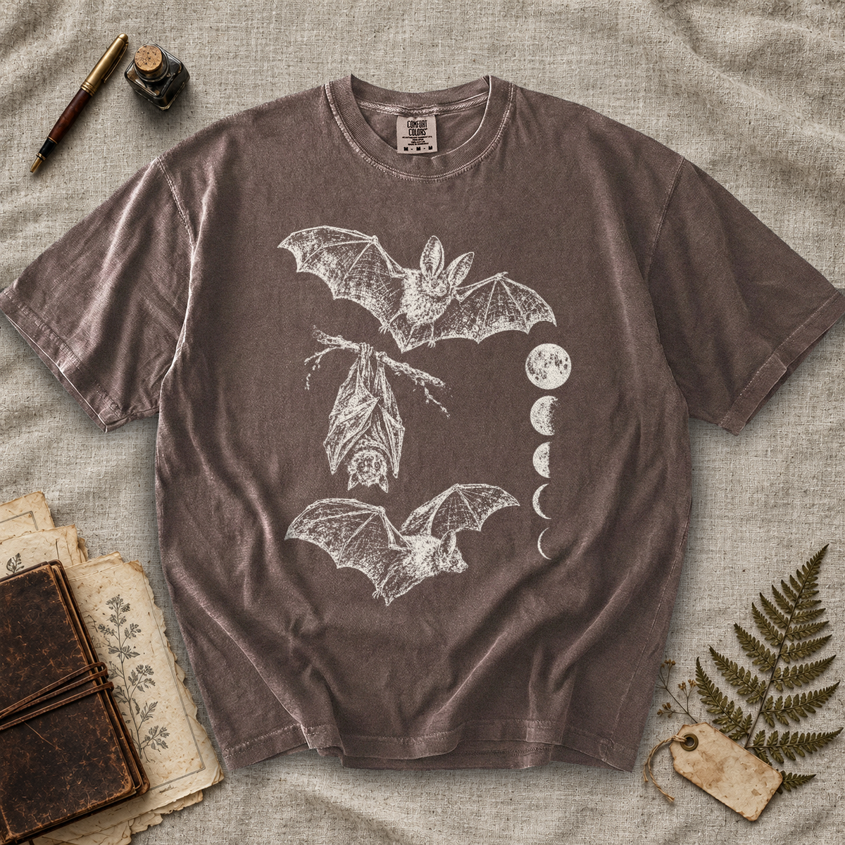 Bat Moon Phases T-Shirt