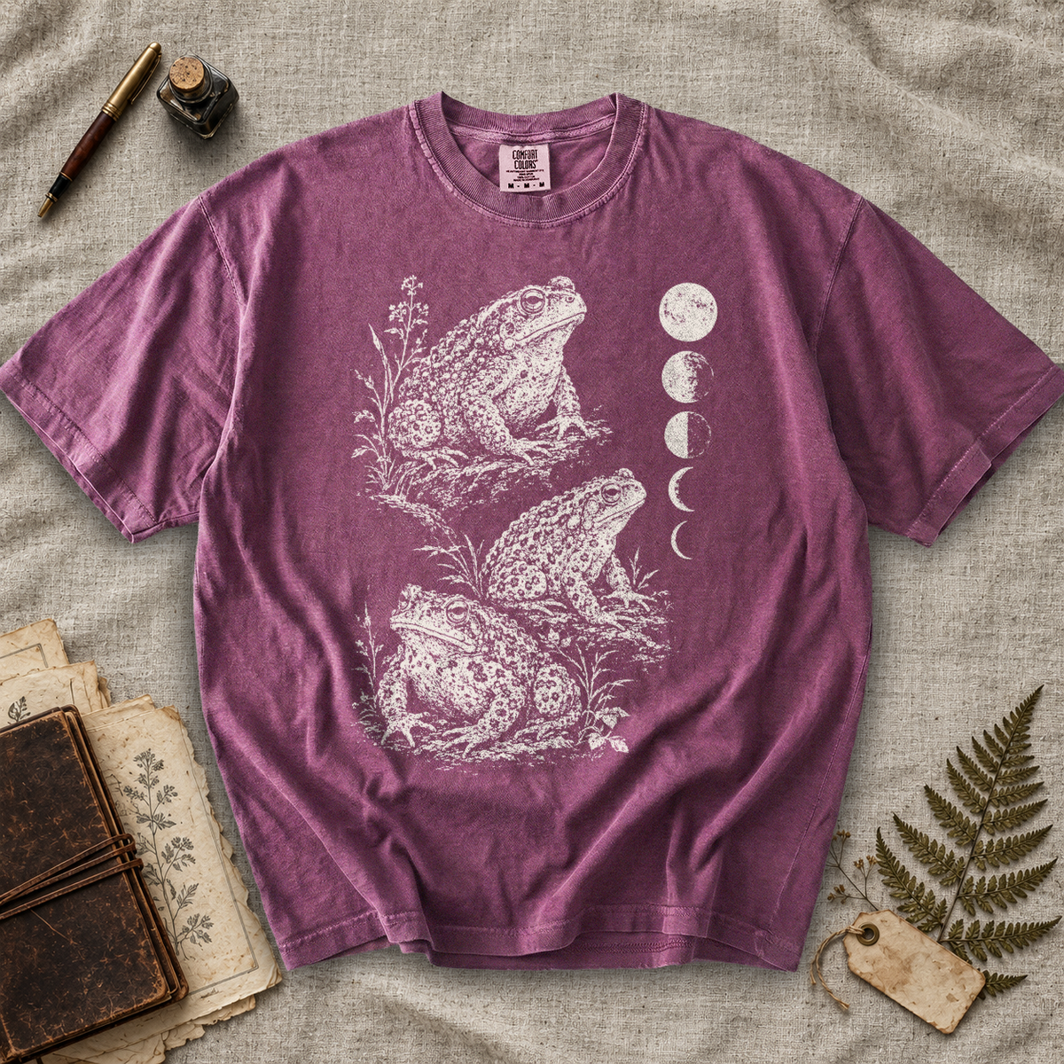 Toad Moon Phases T-Shirt
