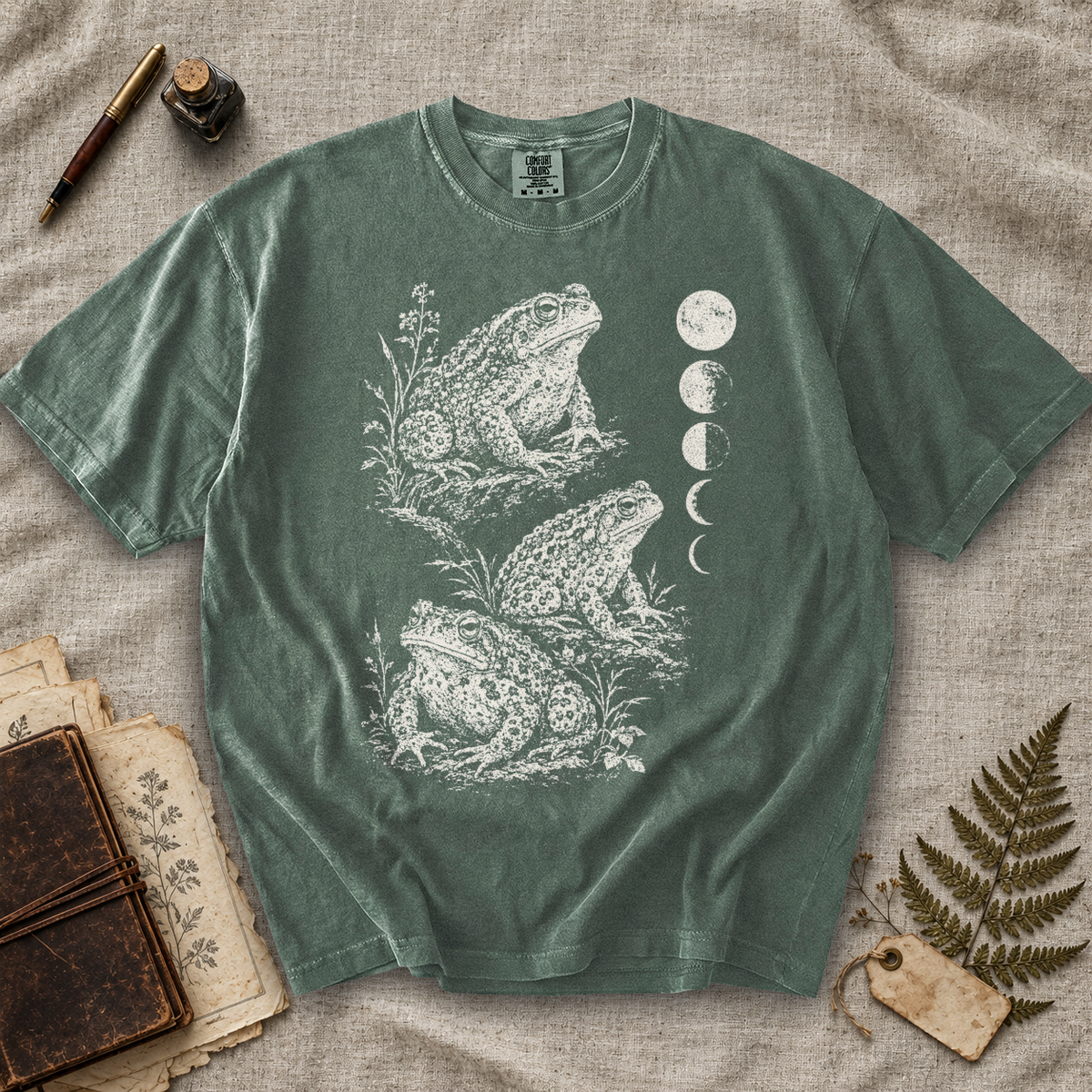 Toad Moon Phases T-Shirt