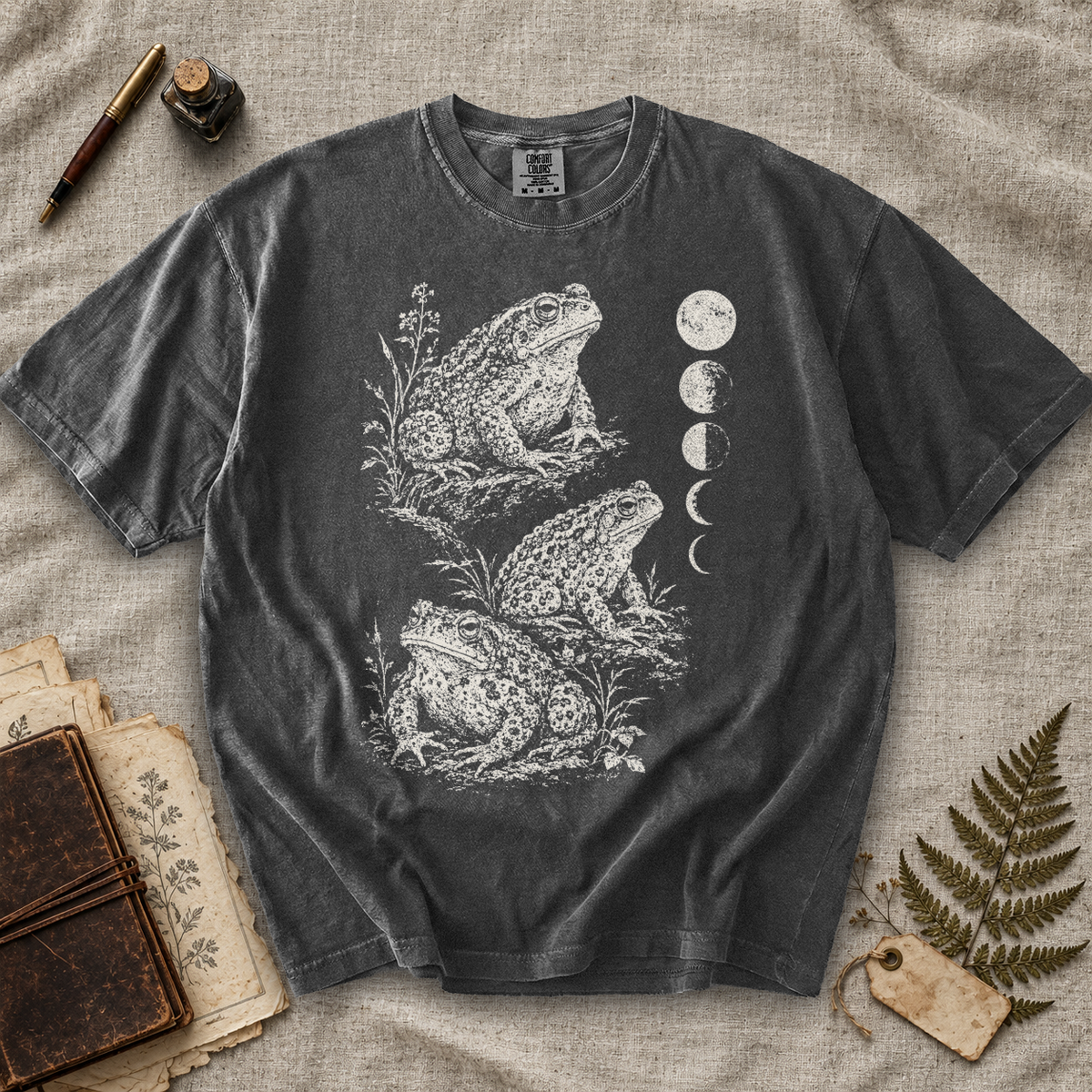 Toad Moon Phases T-Shirt